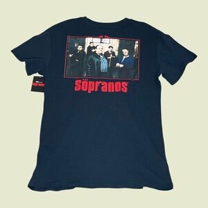 NWT The‎ Sopranos HBO Graphic T Shirt Mens Bada Bing TV Show Promo Size MEDIUM